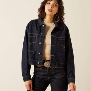 NWT Ariat Women's Cropped Jean Jacket